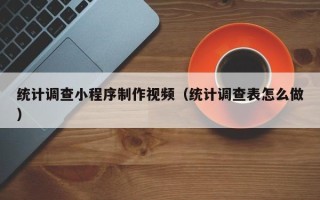 榆林统计调查小程序制作视频（统计调查表怎么做）