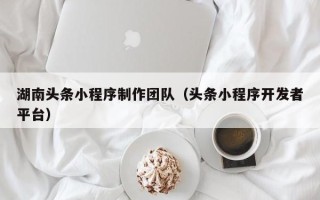 榆林湖南头条小程序制作团队（头条小程序开发者平台）